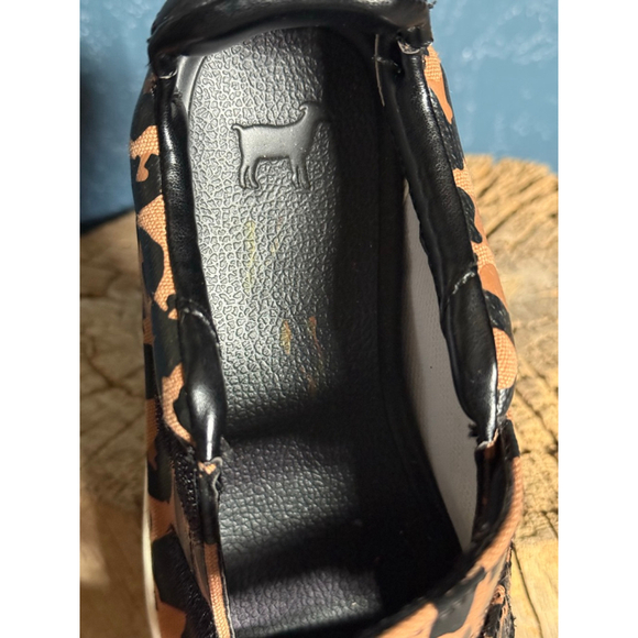 GOATS 305W Leopard Animal Print Velcro Platform Sneakers Women - Picture 7 of 7